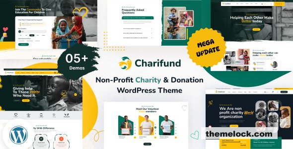 ChariFund v2.1 – Charity & Donation Foundation WordPress Theme Multipurpose