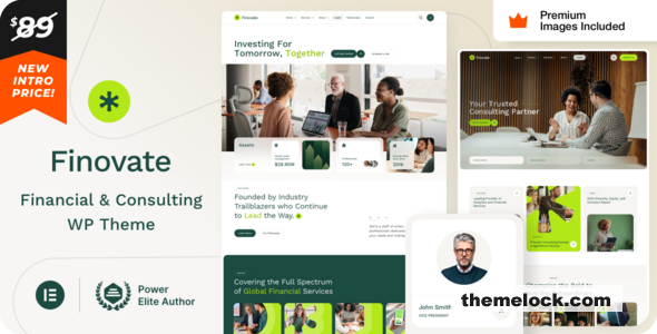 Finovate v24 – Financial Advisors & Business Consulting WordPress Theme