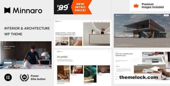 Minnaro v13 – Interior Design and Architecture WordPress Theme