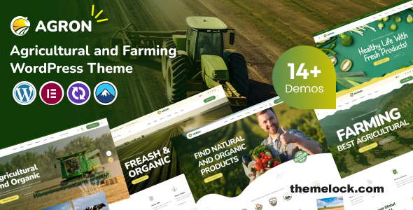 Agron v1.0.2 – Agriculture & Organic Farm WordPress Theme