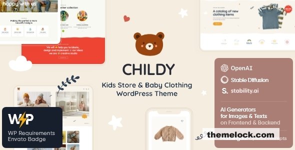 Childy v1.15.0 – Kids Store & Baby Clothing WordPress Theme