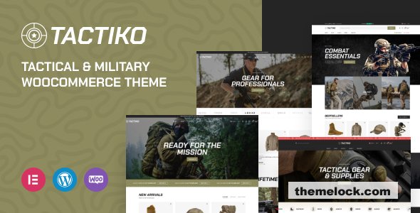 Tactiko v1.1.4 – Tactical & Military Shop WooCommerce Theme
