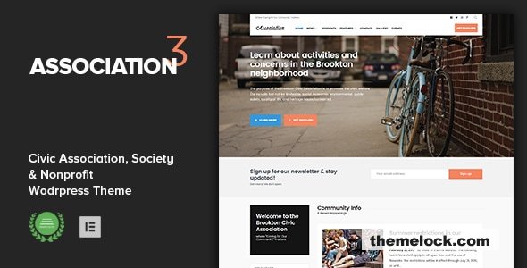 Association v3.1 – Civic and Third Sector Nonprofit WordPress Theme