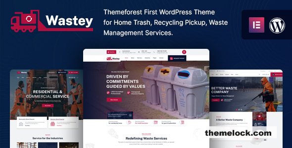 Wastey v1.4 – Waste Pickup and Disposal Services WordPress Theme