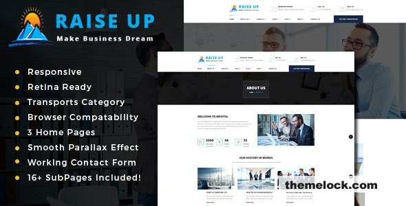 Raise Up – Business Consulting HTML Template