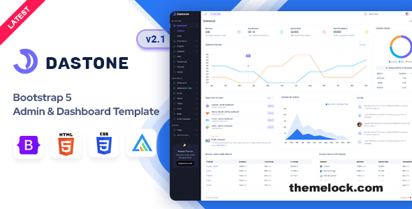 Dastone v2.1.0 – Admin & Dashboard Template