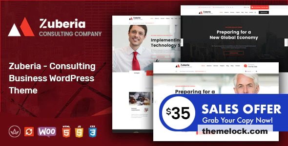 Zuberia v2.2 – Business Consulting Services WordPress Theme