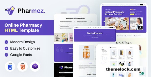 Pharmez – Online Pharmacy HTML Template