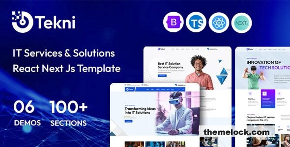 Tekni – IT Solutions & Technology Next JS Template