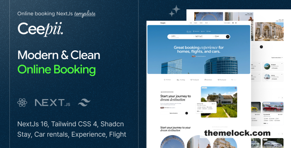 Ceepii – Travel Booking NextJs Template