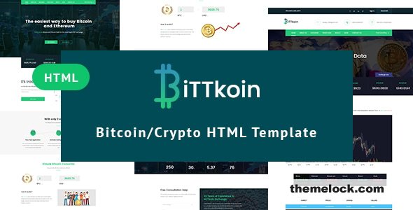 BittKoin – Crypto Currency HTML Template