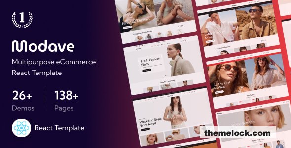 Modave – Fashion eCommerce React Template