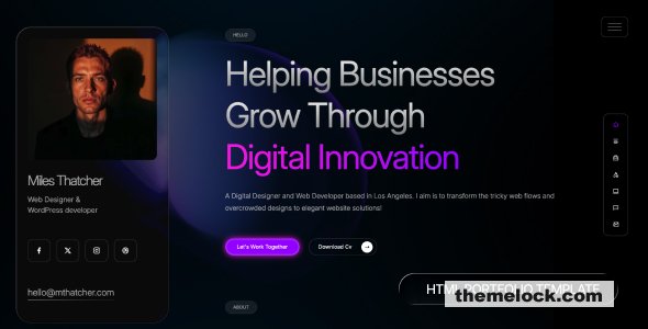 Visiblo – Personal Portfolio HTML