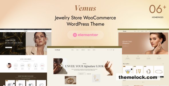 Vemus v1.0.3 – Jewelry Store WooCommerce WordPress Theme
