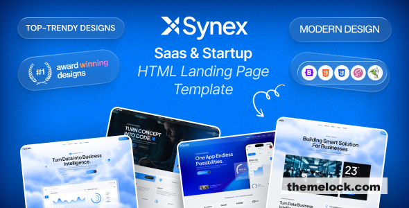 Synex – Saas, Software & Startup HTML Template