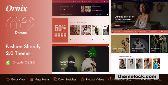 Ornix – Fashion Shopify 2.0 Theme