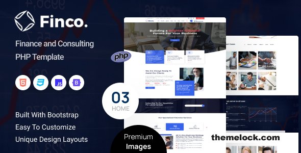 Finco – Finance and Consulting PHP Template