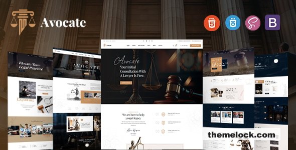 Avocate – Attorney Lawyer HTML Template