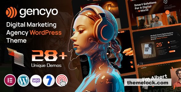 Gencyo v3.0 – Digital Agency WordPress