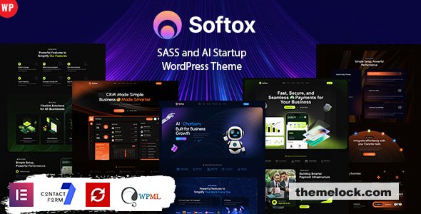 Softox – SaaS and AI Startup WordPress Theme