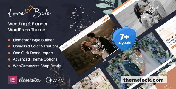 Lovebite v8.0 – Wedding WordPress Theme