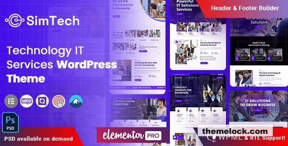 Simtech v8.0 – Technology IT WordPress Theme
