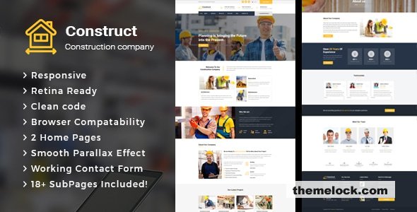 Construct – Construction Building Company HTML Template