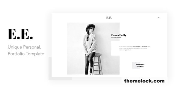 E.E. – Unique Portfolio for Freelancers & Agencies
