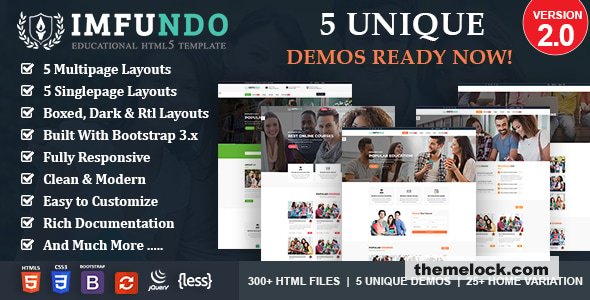 Imfundo – Education Course HTML Template