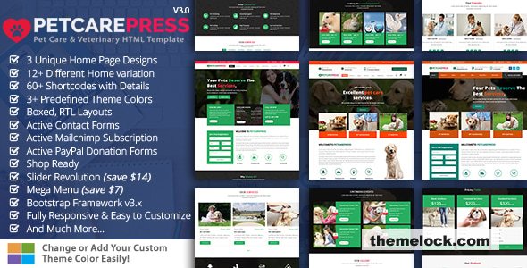 Petcare Press – HTML Template