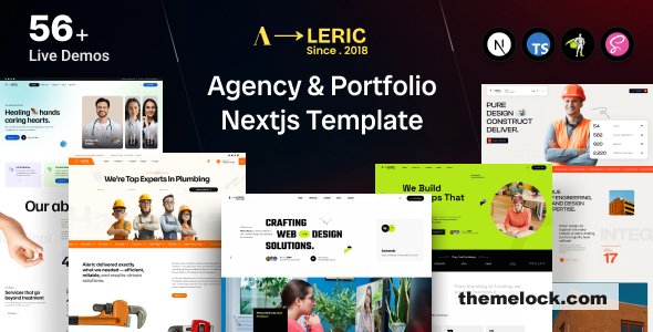 Aleric – Digital Agency & Creative Portfolio Nextjs Template