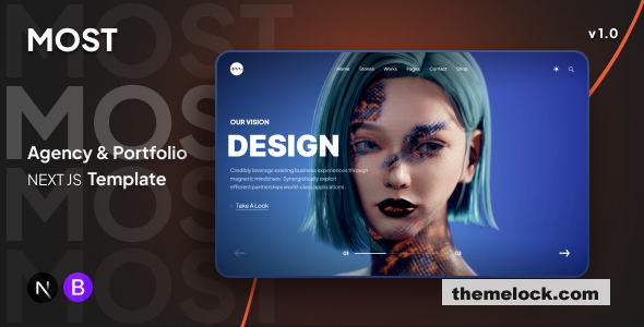 Most – Creative Agency & Portfolio React Next JS Template