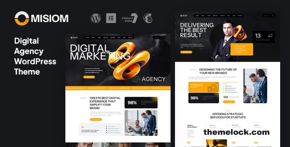 Misiom – Digital Agency Services WordPress Theme