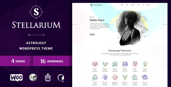Stellarium v1.3.3 – Horoscope and Astrology WordPress Theme