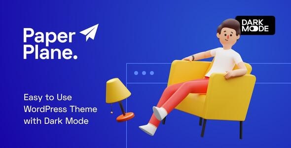 Paper Plane v1.2.2 – Creative Parallax WordPress Blog Theme