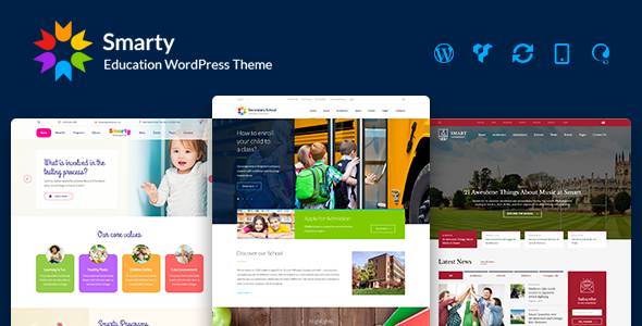 Smarty v3.5.9 – Education WordPress Theme for Kindergarten