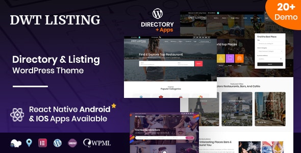 DWT v3.3.11 – Directory & Listing WordPress Theme