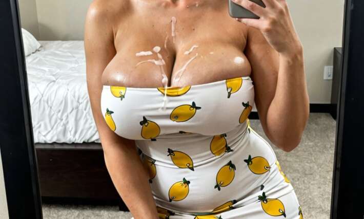 Woman Holds Phone Out Of View Grabbing Girthy Cock Short Length