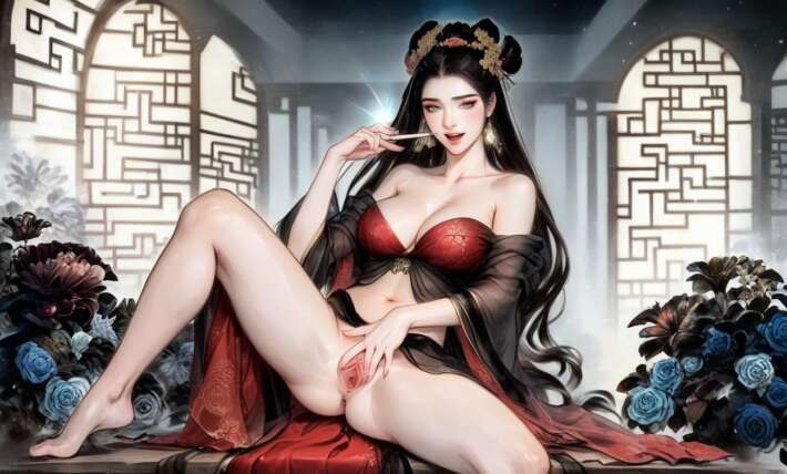 Refined Facial Features Medium Breast Warm Golden Backlighting Hentai