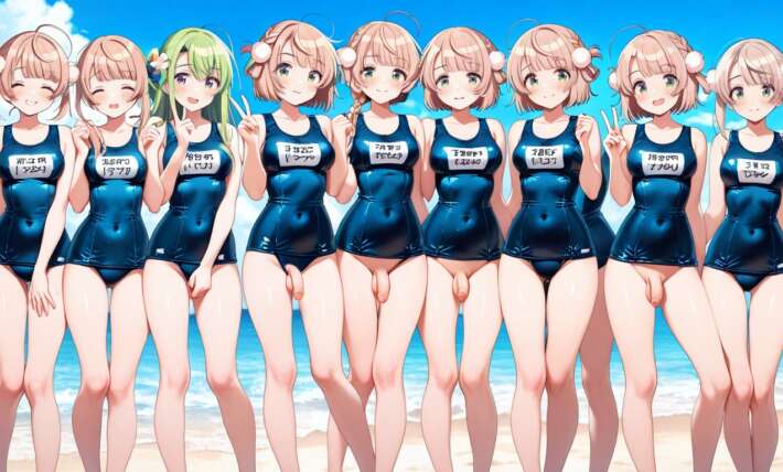 Five Fingers Worried Eyebrows Beach Hentai