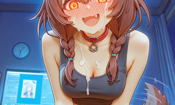 Inugami Korone From Hololive Blushing Yandere Hentai