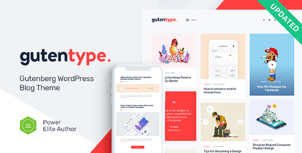 Gutentype v2.1.13 – 100% Gutenberg WordPress Theme