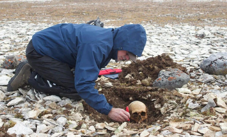 An ancient body found in the ice in 1859 has finally been identified using DNA from a living BBC journalist
