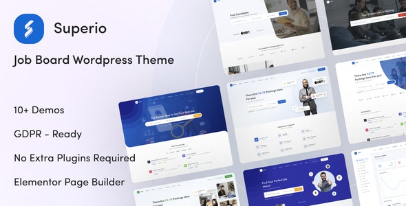 Superio v1.3.37 – Job Board WordPress Theme