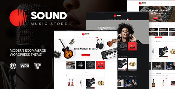 Sound v1.6.12 – Musical Instruments Online Store Theme