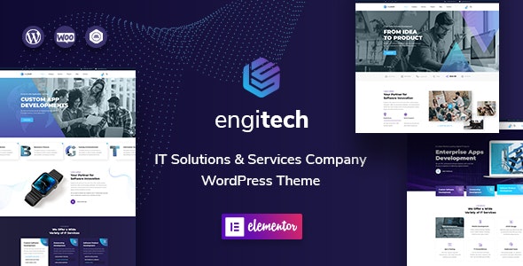 Engitech v1.9.1 – IT Solutions & Services WordPress Theme