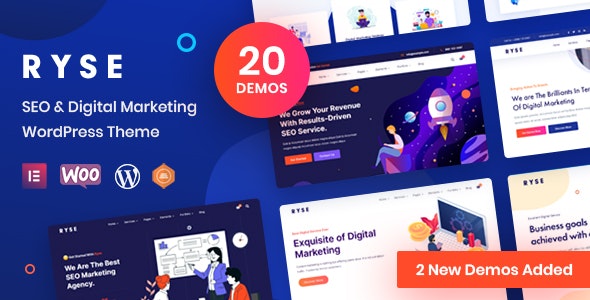 Ryse v5.0 – SEO & Digital Marketing Theme