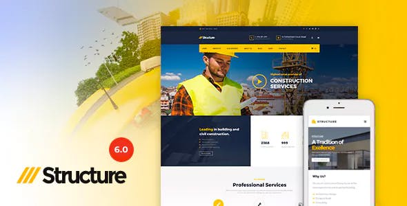 Structure v7.5.1 – Construction WordPress Theme