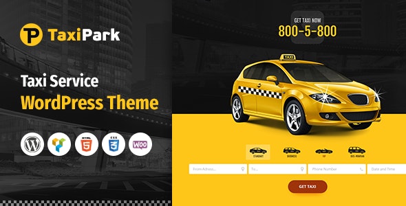 TaxiPark v1.6.8 – Taxi Cab Service Company WordPress Theme