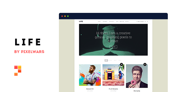 Life v1.2.1 – Boxed Portfolio WordPress Theme